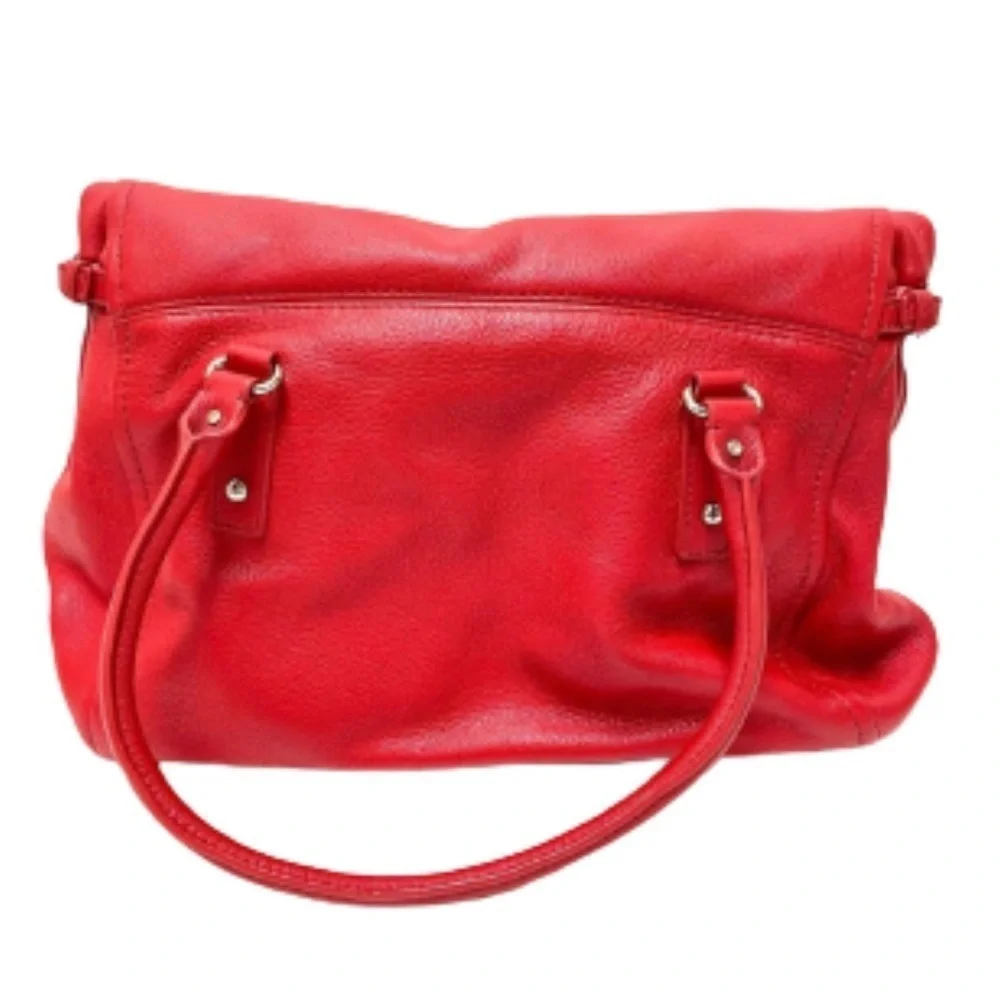 Kate Spade red Cobble Hill Leslie satchel handbag